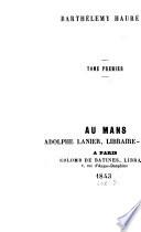 Histoire littéraire du Maine