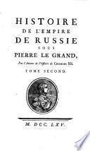 HISTOIRE L’EMPIRE DE RUSSIE SOUS PIERRE LE GRAND