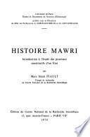 Histoire mawri