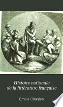 Histoire nationale de la littérature française