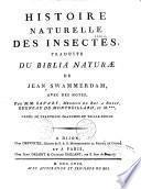 Histoire naturelle des insectes