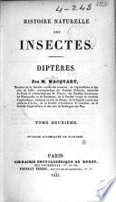 Histoire naturelle des insectes, traitant de leur organisation et de leurs mœurs en général