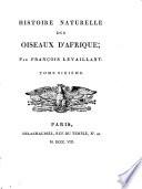 Histoire naturelle des oiseaux d'Afrique