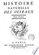 Histoire naturelle des oiseaux