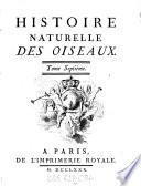 Histoire naturelle des oiseaux