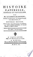 Histoire naturelle, générale et particulière