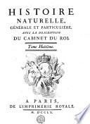 HISTOIRE NATURELLE, GÉNÉRALE ET PARTICULIÉRE