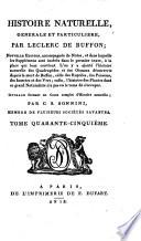 Histoire naturelle, générale et particulière