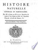 Histoire naturelle, générale et particulière. Quadrupèdes