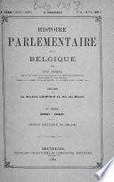 Histoire parlémentaire de la Belgique