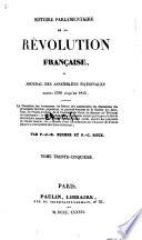 Histoire parlementaire de la révolution française