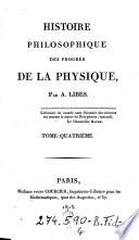 Histoire Philosophique Des Progrès De La Physique