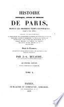 Histoire physique, civile et morale de Paris