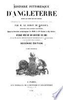 Histoire pittoresque d'Angleterre depuis les temps les plus reculés jusqu'à la réforme parlamentaire de 1832, par le Baron de Roujoux