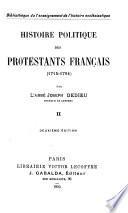 Histoire politique des protestants français