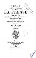 Histoire politique et littéraire de la presse en France, 6