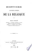 Histoire politique interne de la Belgique
