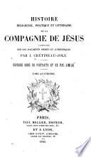 Histoire religieuse, politique et littéraire de la Compagnie de Jésus