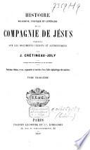 Histoire religieuse, politique et littéraire de la Compagnie de Jésus