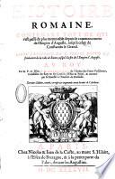Histoire Romaine, contenant tout ce qui s'est passé de plus memorable depuis le commencement de l'Empire d'Auguste, iusqu'à celuy de Constantin le Grand