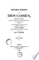 Histoire romaine de Dion Cassius