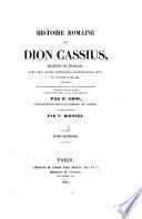 Histoire romaine de Dion Cassius
