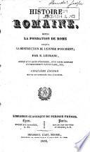Histoire romaine depuis la fondation jusqu'à la destruction de l'empire d'occident