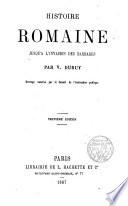 Histoire romaine jusqu ́a l ́invasion des Barbares