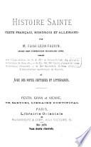 Histoire sainte