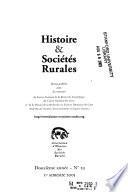 Histoire & sociétés rurales