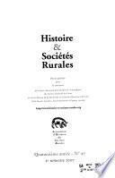 Histoire & sociétés rurales