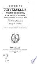 Histoire universelle, ancienne et moderne