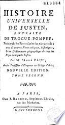 Histoire universelle de Justin, extraite de Trogue-Pompée