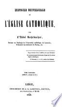 Histoire universelle de l'église catholique