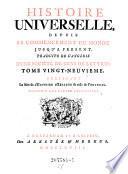 Histoire Universelle depuis le commencement du monde jusqu' a present, d'apres l'Anglois par une Societe de gens de lettres Nouv. ed