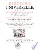 Histoire universelle, depuis le commencement du monde, jusqu'a present. D'apres l'anglois. Traduite de l'anglois d'une societe de gens de lettres. Tome premier [-quarantacinquieme. ..