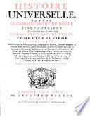 Histoire universelle depuis le commencement du monde jusqu' a present