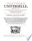 Histoire universelle depuis le commencement du monde jusqu' a present