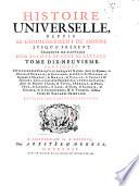 Histoire universelle, depuis le commencement du monde jusqu'à présent