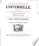 Histoire universelle, depuis le commencement du monde jusqu'à présent