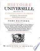 HISTOIRE UNIVERSELLE, DEPUIS LE COMMENCEMENT DU MONDE JUSQU'A PRESENT, TRADUITE DE L'ANGLOIS D'UNE SOCIETÉ DE GENS DE LETTRES.
