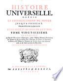 Histoire universelle ...