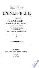 Histoire universelle ... remaniée par l'auteur, et traduite sous ses yeux, par Eugène Aroux ... et Piersilvestro Léopardi