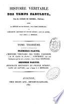 Histoire véritable des temps fabuleux