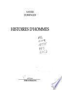 Histoires d'hommes