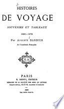 Histoires de voyage ... 1830-1872
