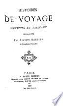 Histoires de voyage, souvenirs et tableaux