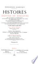 Histoires, disputes et discours