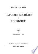 Histoires secrètes de l'histoire