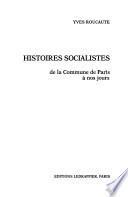 Histoires socialistes de la Commune de Paris à nos jours
